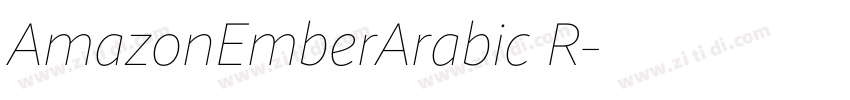 AmazonEmberArabic R字体转换